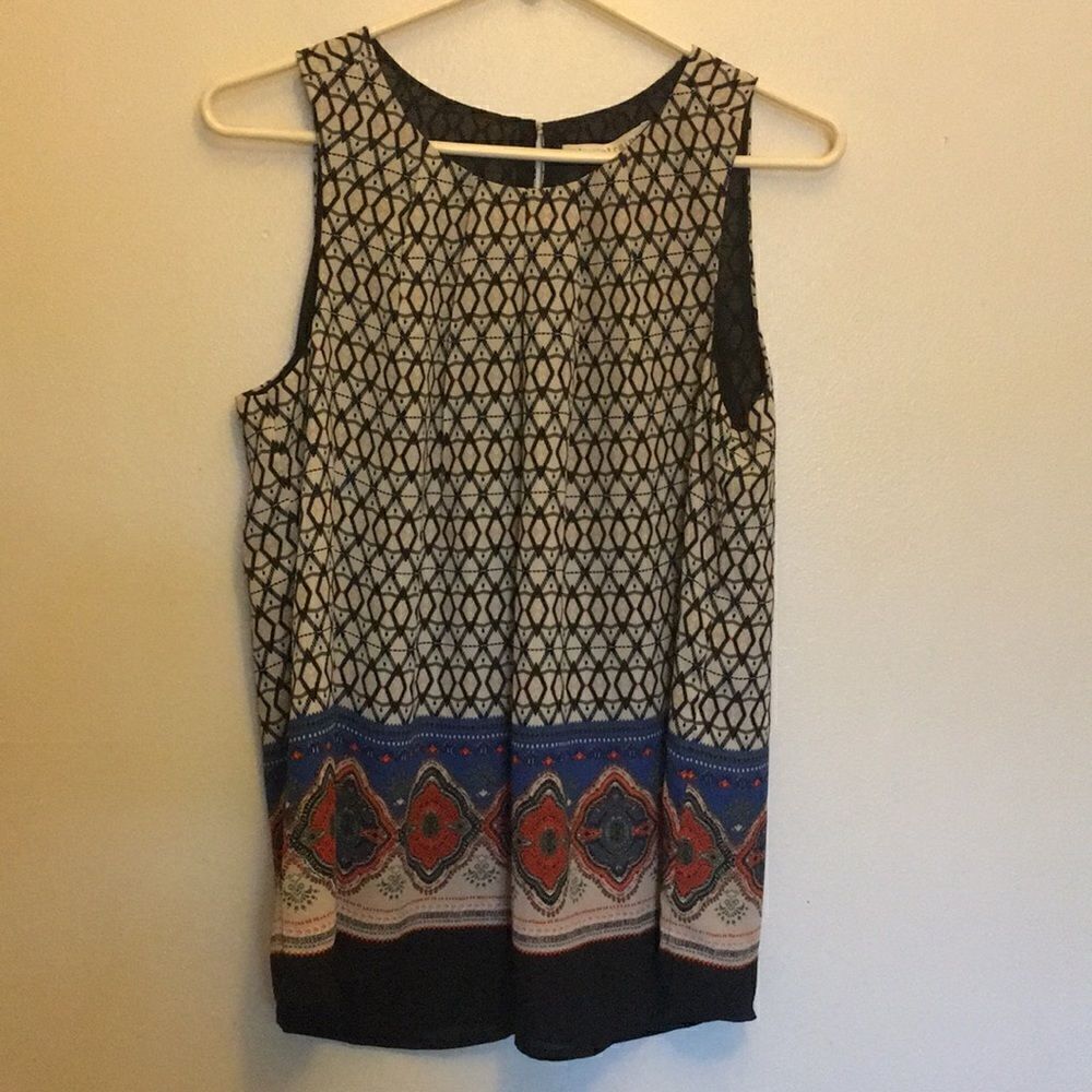 Daniel Rainn Sleeveless 100% Polyester Blouse S